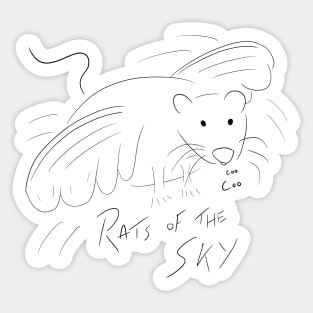 Rats of the Sky Sticker